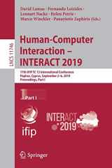 9783030293802-3030293807-Human-Computer Interaction – INTERACT 2019: 17th IFIP TC 13 International Conference, Paphos, Cyprus, September 2–6, 2019, Proceedings, Part I ... Applications, incl. Internet/Web, and HCI)