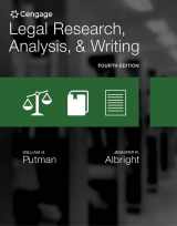 9781337758222-1337758221-Bundle: Legal Research, Analysis, and Writing, 4th + MindTap Paralegal, 1 term (6 months) Printed Access Card