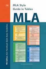 9781471670718-1471670716-MLA Style Guide in Tables: 9th Edition MLA Handbook Quick Study Guidelines