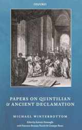 9780198836056-0198836058-Papers on Quintilian and Ancient Declamation