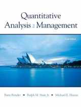 9780135040317-0135040310-Quantitative Analysis for Management Value Package (Includes POM-Qm V 3 for Windows Manual and CD POM)