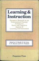9780080402529-0080402526-Learning and Instruction: European Research in an International Context