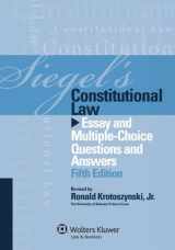 9781454809258-1454809256-Siegels Constitutional Law: Essay Multi Choice Q & A, Fifth Edition