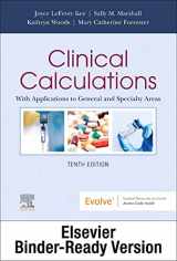 9780323827515-0323827519-Clinical Calculations - Binder Ready: With Applications to General and Specialty Areas