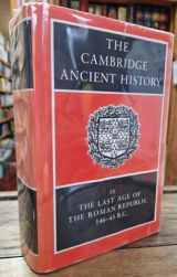 9780521256032-0521256038-The Cambridge Ancient History Volume 9: The Last Age of the Roman Republic, 146-43 BC