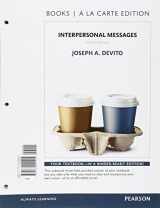 9780134204444-0134204441-Interpersonal Messages -- Books a la Carte (4th Edition)