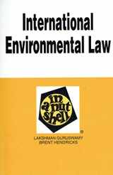 9780314211729-0314211721-International Environmental Law in a Nutshell (Nutshell Series)