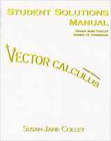 9780131936270-0131936271-Vector Calculus Student Solutions Manual