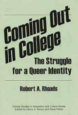 9780897894210-0897894219-Coming out in College: The Struggle for a Queer Identity