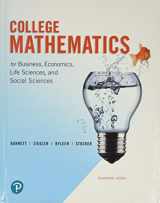 9780134674148-0134674146-College Mathematics for Business, Economics, Life Sciences, and Social Sciences