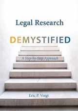 9781531007836-153100783X-Legal Research Demystified: A Step-by-Step Approach