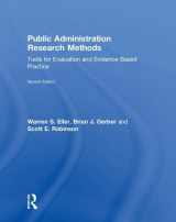 9781138059276-1138059277-Public Administration Research Methods: Tools for Evaluation and Evidence-Based Practice