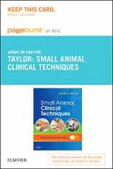 9780323278133-0323278132-Small Animal Clinical Techniques - Elsevier eBook on Intel Education Study (Retail Access Card)