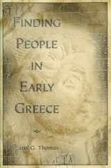 9780826215772-0826215777-Finding People in Early Greece (Volume 1) (Fordyce W. Mitchel Memorial Lecture)