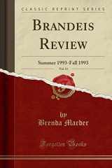 9781334767562-1334767564-Brandeis Review, Vol. 13: Summer 1993-Fall 1993 (Classic Reprint)