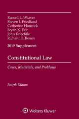9781543809565-1543809561-Constitutional Law: Cases Materials and Problems, 2019 Supplement (Supplements)