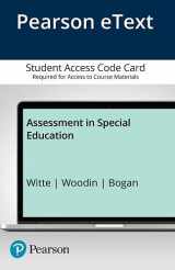 9780133825008-0133825000-Assessment in Special Education, Pearson eText -- Access Card
