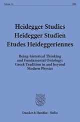 9783428103454-3428103459-Heidegger Studies / Heidegger Studien / Etudes Heideggeriennes: Vol. 16 (2). Being-Historical Thinking and Fundamental Ontology: Greek Tradition in ... Physics (English, French and German Edition)