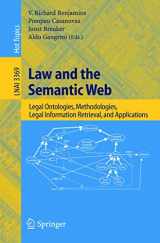 9783540250630-3540250638-Law and the Semantic Web: Legal Ontologies, Methodologies, Legal Information Retrieval, and Applications (Lecture Notes in Computer Science, 3369)