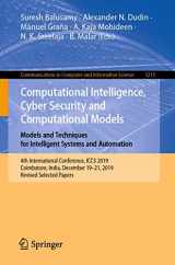 9789811596995-9811596999-Computational Intelligence, Cyber Security and Computational Models. Models and Techniques for Intelligent Systems and Automation (Communications in Computer and Information Science)