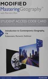 9780321782465-0321782461-Introduction to Contemporary Geography -- Modified Mastering Geography with Pearson eText Access Code