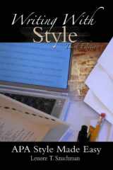 9780534634322-053463432X-Writing with Style: APA Style Made Easy (with InfoTrac)