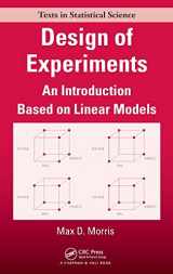 9781584889236-1584889233-Design of Experiments: An Introduction Based on Linear Models (Chapman & Hall/CRC Texts in Statistical Science)