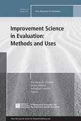 9781119378662-1119378664-Improvement Science in Evaluation: Methods and Uses: New Directions for Evaluation, Number 153 (J-B PE Single Issue (Program) Evaluation)