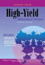 9781451130300-1451130309-High-Yield Behavioral Science (High-Yield Series)
