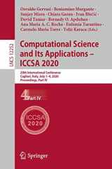 9783030588106-3030588106-Computational Science and Its Applications – ICCSA 2020: 20th International Conference, Cagliari, Italy, July 1–4, 2020, Proceedings, Part IV (Lecture Notes in Computer Science, 12252)