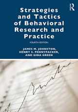 9781138641594-1138641596-Strategies and Tactics of Behavioral Research and Practice