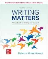 9781265992446-1265992444-ISE Writing Matters: A Handbook for Writing and Research (Comprehensive Edition with Exercises) (ISE HED COMPOSITION)