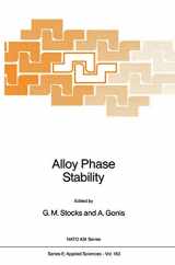 9789401069014-9401069018-Alloy Phase Stability (NATO Science Series E:, 163)