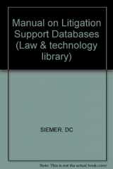9780471859772-047185977X-Wilmer, Cutler & Pickering Manual on Litigation Support Databases (Wiley Medical Publication)
