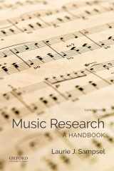 9780190644505-0190644508-Music Research: A Handbook