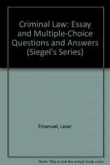 9780735526655-0735526656-Criminal Law: Essay and Multiple-Choice Questions and Answers (Siegel's Series)