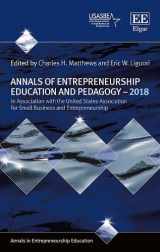 9781788114943-1788114949-Annals of Entrepreneurship Education and Pedagogy – 2018 (Annals in Entrepreneurship Education series)