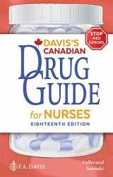 9781719646420-1719646422-Canadian Drug Guide for Nurses (Davis's Canadian Drug Guide for Nurses)