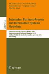 9783319192369-3319192361-Enterprise, Business-Process and Information Systems Modeling: 16th International Conference, BPMDS 2015, 20th International Conference, EMMSAD 2015, ... in Business Information Processing, 214)
