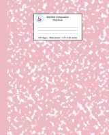 9781989790601-1989790607-Marbled Composition Notebook: Pink Marble Wide Ruled Paper Subject Book (School Essentials)