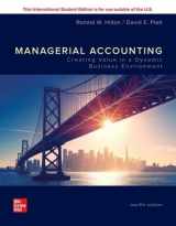 9781260566390-1260566390-Managerial Accounting: Creating Value in a Dynamic Business Environment