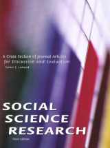9781884585364-1884585361-Social Science Research : A Cross Section of Journal Articles for Discussion and Evaluation