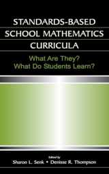 9780805843378-080584337X-Standards-based School Mathematics Curricula: What Are They? What Do Students Learn? (Studies in Mathematical Thinking and Learning Series)