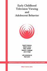 9780631229223-0631229221-Early Childhood Television Viewing and Adolescent Behavior, Volume 66, Number 1 (Monographs of the Society for Research in Child Development)