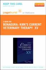 9781455758760-1455758760-Kirk's Current Veterinary Therapy XV - Elsevier eBook on VitalSource (Retail Access Card)