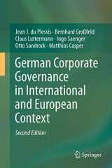 9783642230042-3642230040-German Corporate Governance in International and European Context