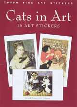 9780486427737-0486427730-Cats in Art: 16 Art Stickers (Dover Art Stickers)