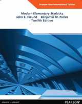 9781292039091-1292039094-Modern Elementary Statistics: Pearson New International Edition