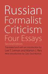 9780803239982-080323998X-Russian Formalist Criticism: Four Essays, Second Edition (Regents Critics)