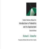 9780534237912-0534237916-Introduction to Probability and It's Applications (Student Solutions Manual)